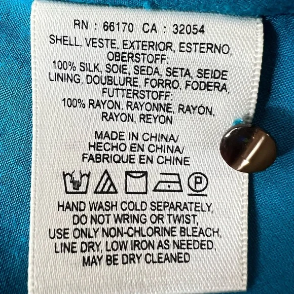 ANTHROPOLOGIE AKEMI + KIN Tanvi 100% Silk Column Dress Sz 4 - Picture 12 of 12